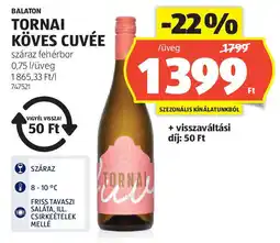 ALDI Tornai Köves Cuvée ajánlat