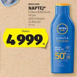 ALDI Nivea sun naptej ajánlat