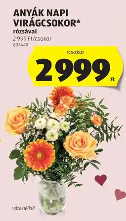 ALDI Anyák napi virágcsokor ajánlat