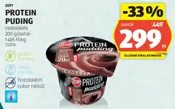 ALDI Zott protein puding ajánlat