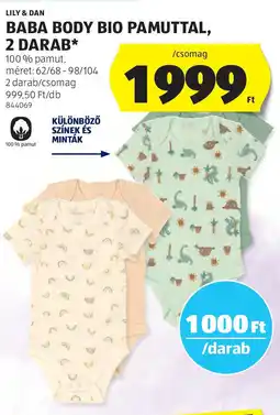 ALDI Lily & dan baba body bio pamuttal ajánlat