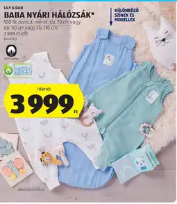 ALDI Lily & dan baba nyári hálózsák ajánlat