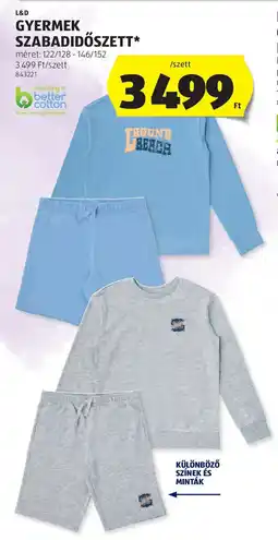ALDI L&d gyermek szabadidőszett ajánlat