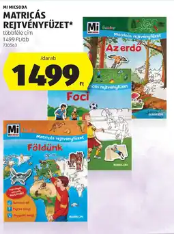 ALDI Mi micsoda matricás rejtvényfüzet ajánlat