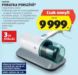 ALDI Ambiano poratka porszívó ajánlat