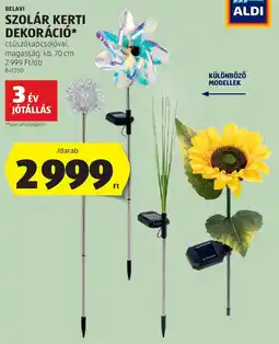ALDI Belavi szolár kerti dekoráció ajánlat