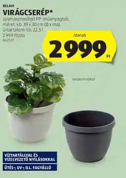 ALDI Belavi virágcserép ajánlat