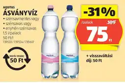 ALDI Aquitas ásványvíz ajánlat