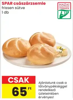 Spar Spar császárzsemle ajánlat