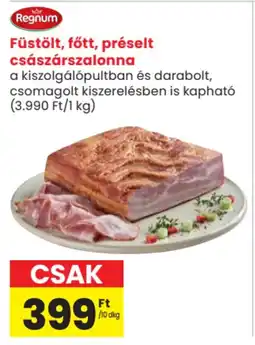 Spar Regnum füstölt, főtt, préselt császárszalonna ajánlat