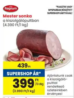 Spar Regnum mester sonka ajánlat