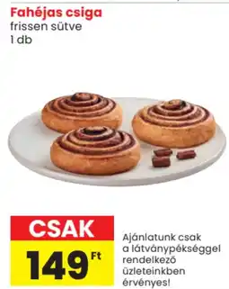 Spar Fahéjas csiga ajánlat