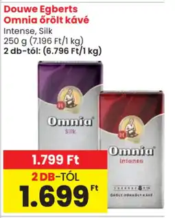 Spar Douwe egberts omnia őrölt kávé ajánlat