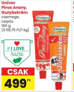 Spar Univer piros arany gulyáskrém ajánlat