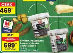 Spar Spar hazai.szeretem kovászos uborka, ecetes uborka ajánlat