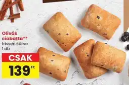 Spar Olívás ciabatta ajánlat