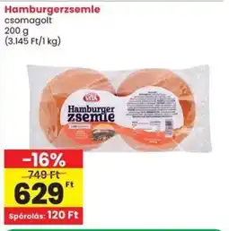 Spar Hamburgerzsemle ajánlat