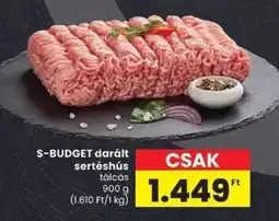 Spar S-budget darált sertéshús ajánlat