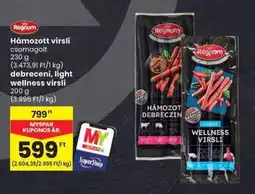 Spar Regnum hámozott virsli stb. ajánlat