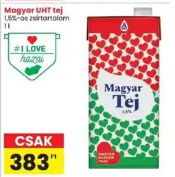 Spar Magyar UHT tej ajánlat