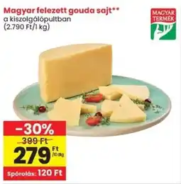 Spar Magyar felezett gouda sajt ajánlat