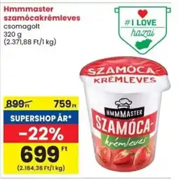 Spar Hmmmaster szamócakrémleves ajánlat