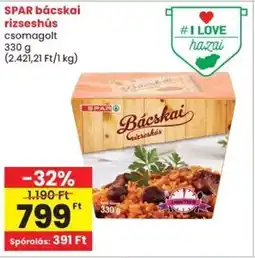 Spar Spar bácskai rizseshús ajánlat