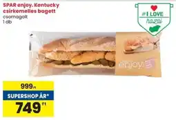 Spar SPAR enjoy. Kentucky csirkemelles bagett ajánlat