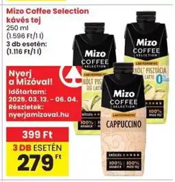 Spar Mizo Coffee Selection kávés tej ajánlat
