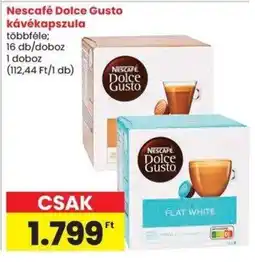 Spar Nescafé dolce gusto kávékapszula ajánlat