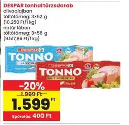 Spar Despar tonhaltörzsdarab ajánlat
