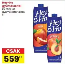 Spar Hey-ho gyümölcsital ajánlat