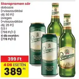 Spar Staropramen sör ajánlat
