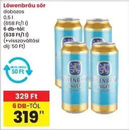 Spar Löwenbräu sör ajánlat