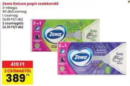 Spar Zewa Deluxe papír zsebkendő ajánlat