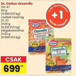 Spar Dr. oetker dzsemfix ajánlat