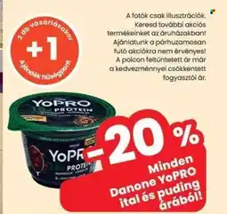 Spar Minden Danone yopro ital és puding árából! ajánlat
