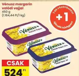 Spar Vénusz margarin valódi vajjal ajánlat