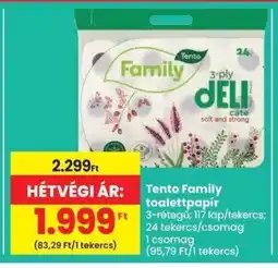 Spar Tento Family toalettpapír ajánlat