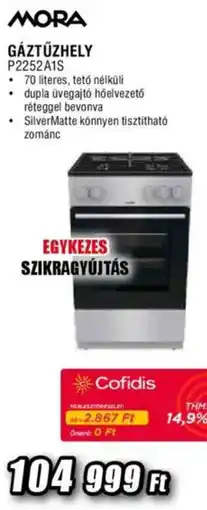 Expert Mora gáztűzhely p2252a1s ajánlat