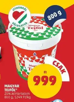 PENNY Magyar tejföl ajánlat