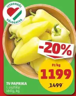 PENNY TV paprika ajánlat