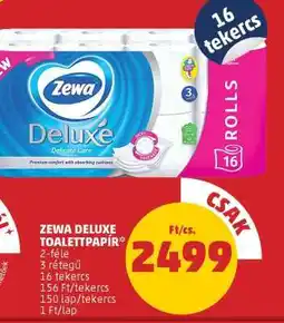 PENNY Zewa Deluxe toalettpapír ajánlat