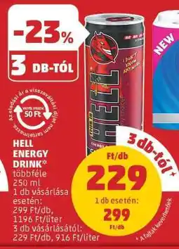 PENNY HELL ENERGY DRINK ajánlat