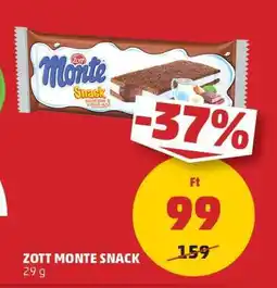 PENNY ZOTT Monte snack ajánlat