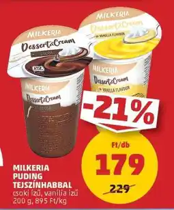 PENNY Milkeria Puding Tejszínhabbal ajánlat