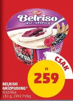 PENNY Belriso Grízpuding ajánlat