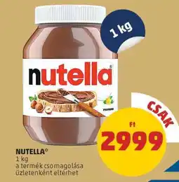 PENNY Nutella ajánlat