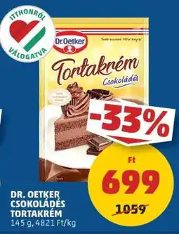 PENNY Dr. Oetker Csokoládés Tortakrém ajánlat