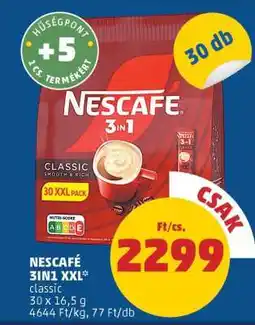 PENNY NESCAFÉ 3IN1 XXL ajánlat